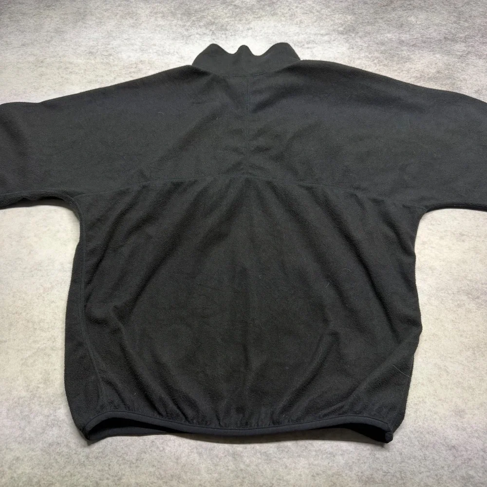 The North Face TKA 100 1/4 Zip Fleece Mens Large Black Lightweight Pullover